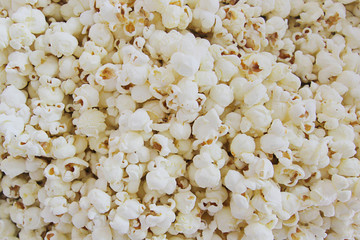 Close up of popcorn.texture background.