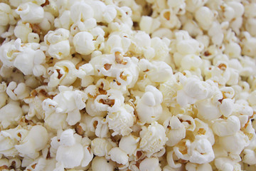 Close up of popcorn.texture background.
