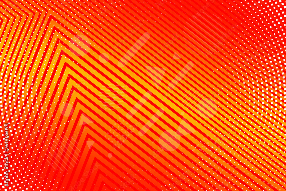 Wall mural abstract, orange, design, wallpaper, wave, light, red, illustration, pattern, line, backgrounds, gra