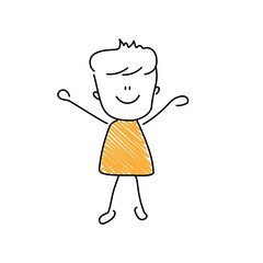 Character with happy 2 emoji