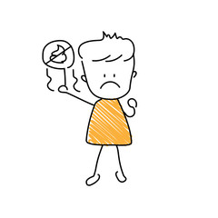 Character with poo emoji