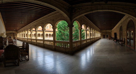 León,Spain,4,2015;facade of about 100 meters, the Old Monastery of San Marcos