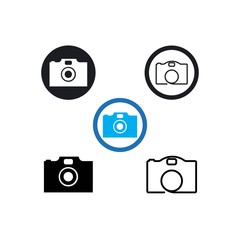 Camera logo vector