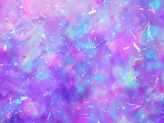 Unicorn background with rainbow mesh. Fantasy gradient backdrop with hologram. Vector illustration for poster, brochure, invitation, cover , catalog. © artemisia1508