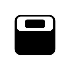 Obraz premium Sushi icon, logo isolated on white background