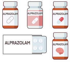 Alprazolam is an anxiolytic belonging to the benzodiazepine family 