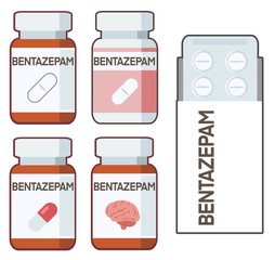 Bentazepam is an anxiolytic belonging to the benzodiazepine family 