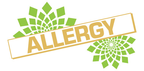 Allergy Floral Green Brown Box 