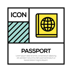 PASSPORT ICON CONCEPT