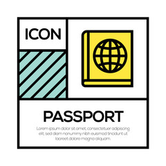 PASSPORT ICON CONCEPT