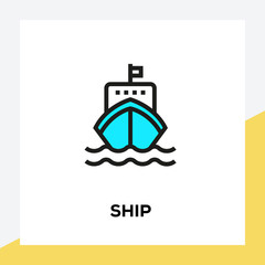 SHIP LINE ICON SET