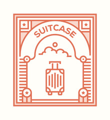 SUIT CASE ICON CONCEPT