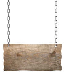 wooden sign chain ropesignboard signpost