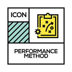 PERFORMANCE METHOD ICON CONCEPT