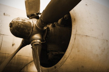 Ilyushin Il-14T turboprop aviation engine