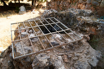 Well closed lattice in the old town of Alanya