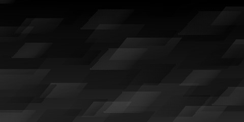 Abstract background of intersecting parallelograms consisting of dots, in black colors