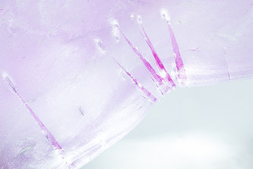 Abstract frozen icicles with copy space