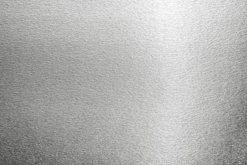 Silver background metallic texture wrapping foil paper shiny white grey metal backdrop for wall paper decoration element