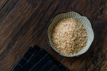 Wheat Germ in Bowl. Ready to Use.