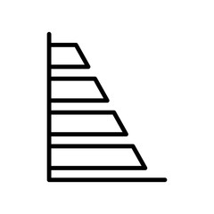 Chart icon vector design template