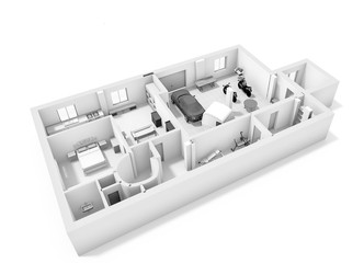Floor plan for real estate