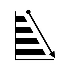 Chart icon vector design template