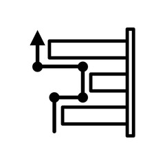 Chart icon vector design template