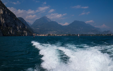 Jezioro Garda Włochy latem