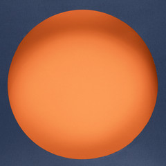 Cyber monday online orange circle