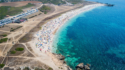 Fototapeta premium Mare della Sardegna, scatto da Drone