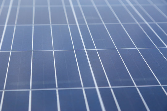 Background of solar panel with selective focus.