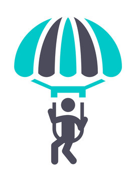 recommend clip art: New gray turquoise icon on a white background
