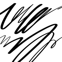 Black Lines Smooth Abstract Simple Wave Water Shape Black And White Coating Minimalistic Element Poster Grunge Sketch Flat Vector Illustration