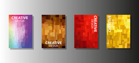 A modern set of abstract covers and backgrounds for your design