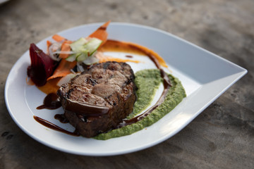 restauration, cuisine, dessert, plat 