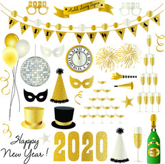 2020 New Years Eve graphics
