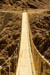 Clifton Suspension Bridge by Brunel, Illuminated at Night, Bristol, UK