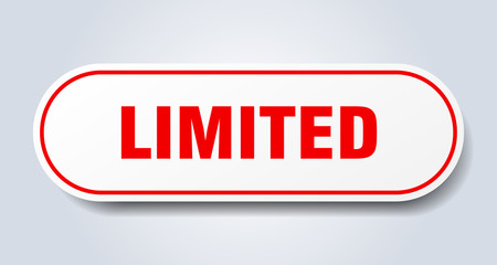 limited sign. limited rounded red sticker. limited