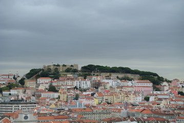 Obraz premium Castelo Jorge Lissabon