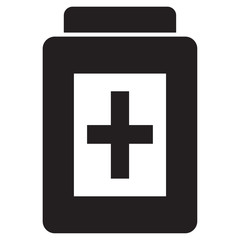 Medicine bottle icon