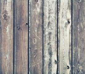 Old wooden boards texture. Retro wood planks background.