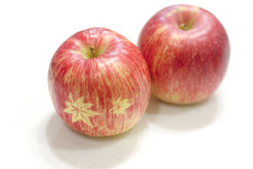 絵入りリンゴ（Picture apple）