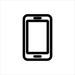 Phone icon. Symbol of Gadget or Device with trendy flat line style icon for web site design, logo, app, UI isolated on white background. vector illustration eps 10