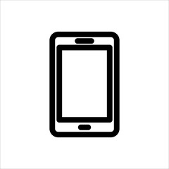 Phone icon. Symbol of Gadget or Device with trendy flat line style icon for web site design, logo, app, UI isolated on white background. vector illustration eps 10