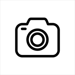 Camera icon. Symbol of Gadget or Device with trendy flat line style icon for web site design, logo, app, UI isolated on white background. vector illustration eps 10