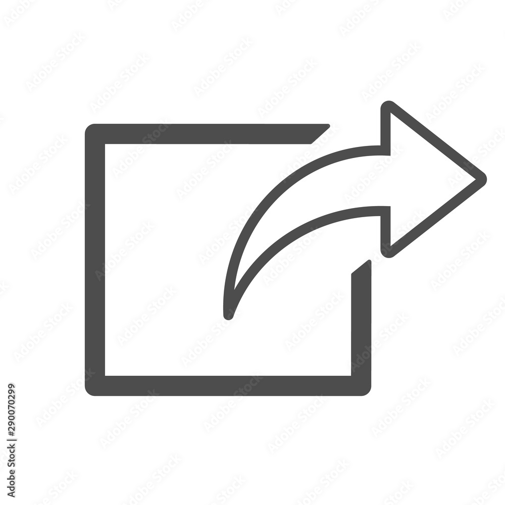 Poster connection and share icon vector image