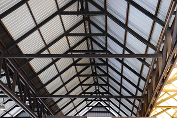 ceiling of modern building