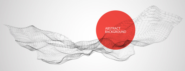 Liquid dynamic flow. Trendy fluid cover design.