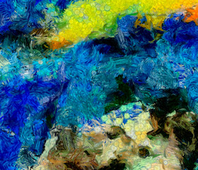 Abstract watercolor texture background. Oil painting style